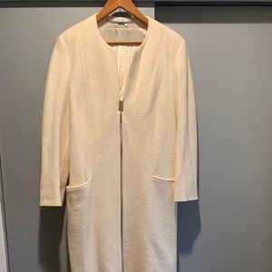 Vintage Lucia 100% New Wool Trench Coat - size 42